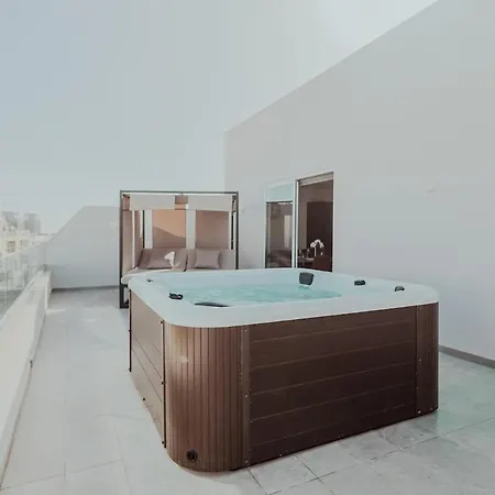 Htr Duplex Penthouse - Private Roof Jacuzzi - Views Is-Swieqi